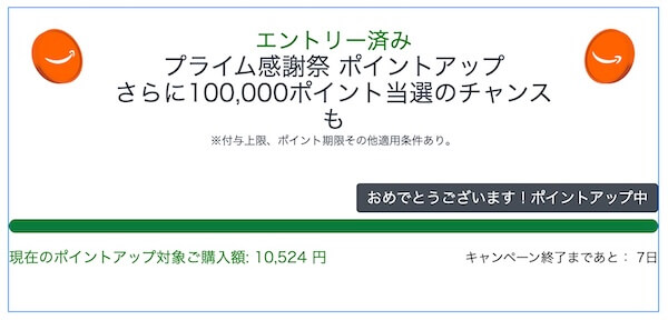 まとめ買いキャンペーンはAmazonセール時のポイントアップ対象にはならない