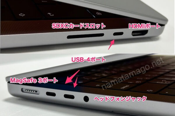 MacBookのポート